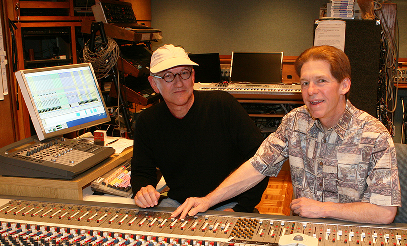 Randy and Jay at Garden Rake Studios